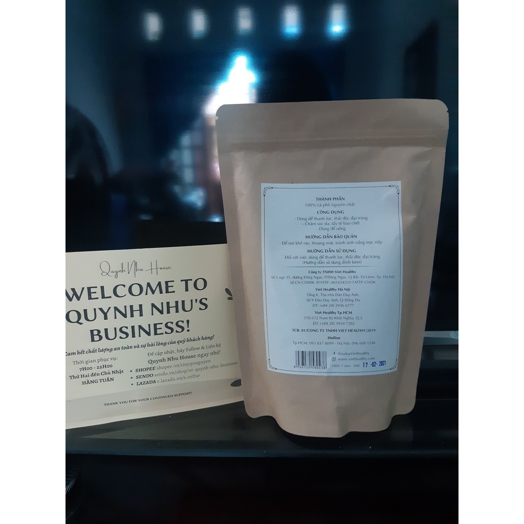 Cà phê viet healthy 500g cà phê hữu cơ thải độc đại tràng viethealthy cà phê gerson thụt tháo đại tràng liệu trình enema