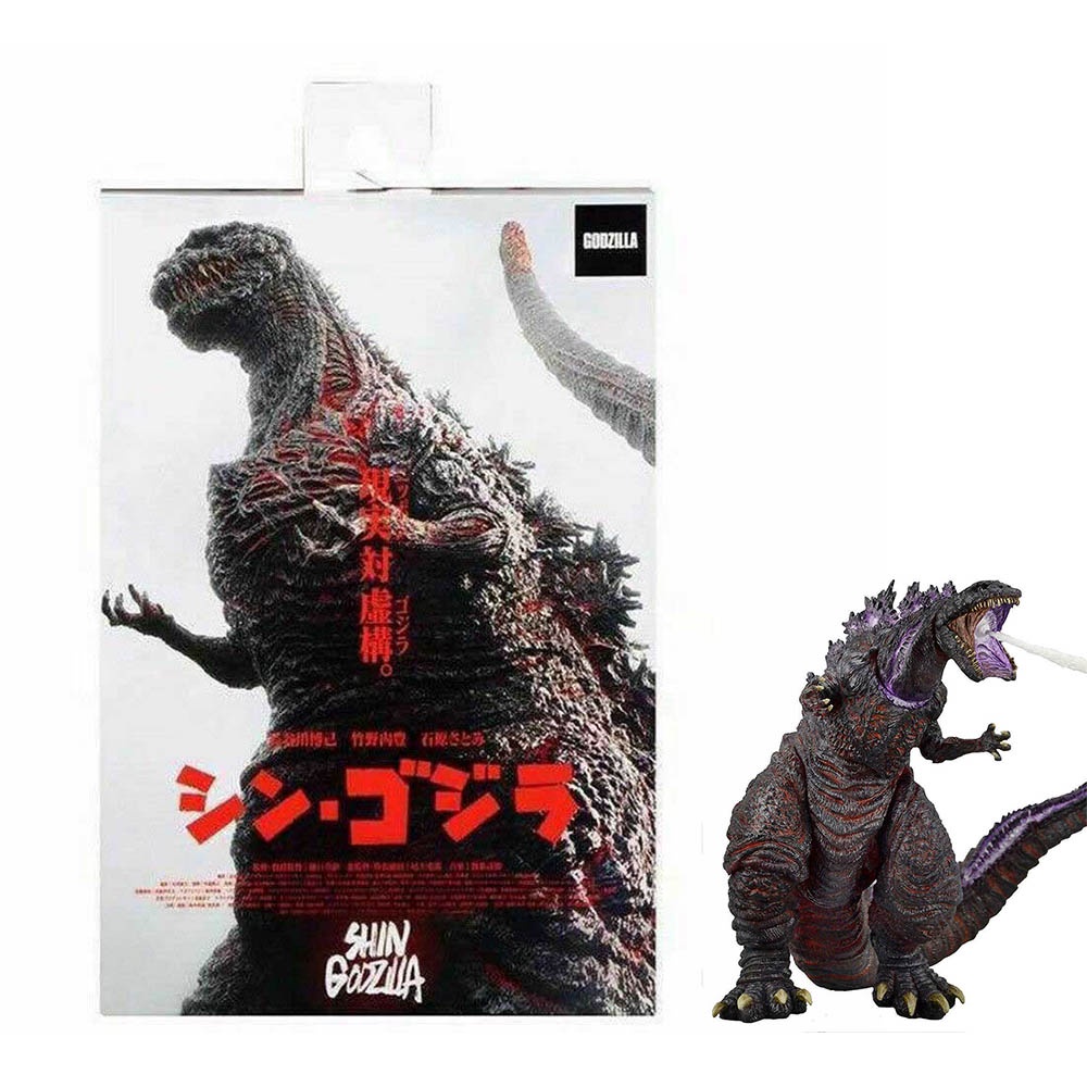 NECA Shin Godzilla Atomic Blast 2016 7" Action Figure 12 Inch Head Tail Movie Boxed For Children Gift