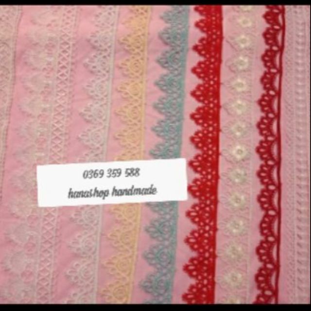 Ren Trang Trí Áo, Váy Loại Đẹp - Ren Thêu