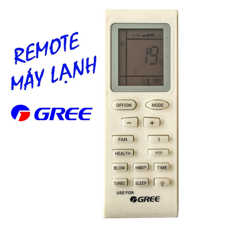 Remote Máy Lạnh, Điều Khiển Điều Hòa Gree YB1FA, YBOF, YB1F2, YBOF2