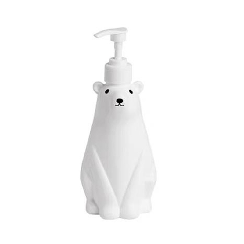 Bình Đựng Xà Phòng Dạng Nhấn Hình Gấu Bắc Cực Đa Năng Cho Phòng Tắm