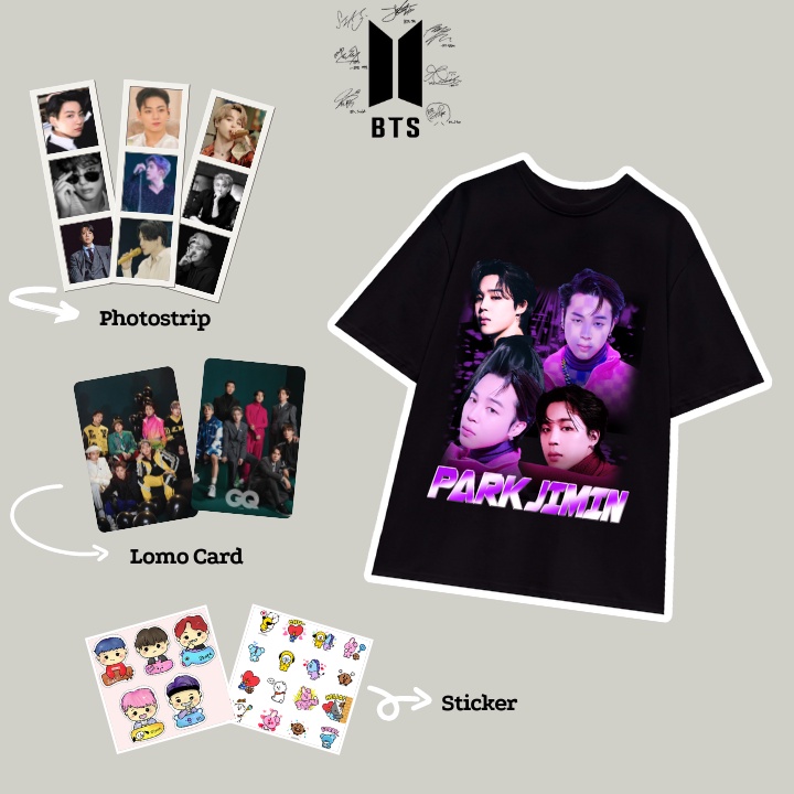 Áo Thun Unisex Vintage Thành Viên BTS
