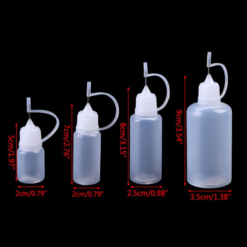 1 Chai nhựa rỗng nhỏ giọt 5-50ml dùng đựng dung dịch trái cây