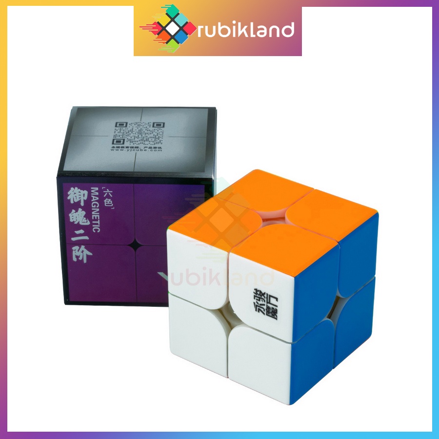 Rubik 2x2 Nam Châm YongJun YuPo V2 M YJ V2M Rubic 2 Tầng Đồ Chơi Trí Tuệ Trẻ Em