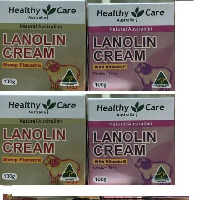 KEM NHAU THAI CỪU HEALTHY CARE LANOLIN CREAM 100G