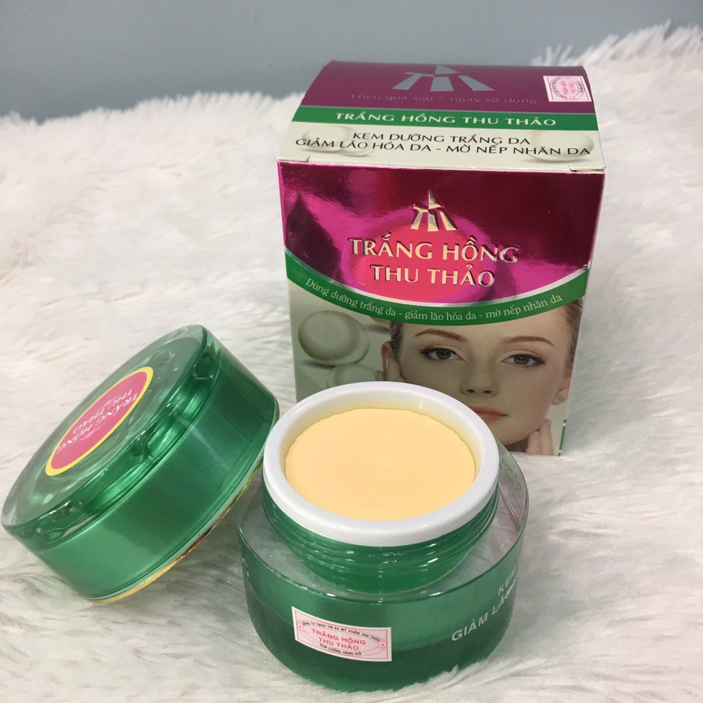 Kem dưỡng trắng da, giảm lão hóa, mờ nếp nhăn 30g Trắng Hồng Thu Thảo