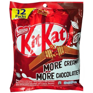 bánh xốp phủ sôcôla Nestlé kitkat cocoa 12 thanh gói 204g