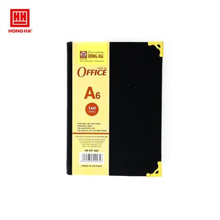 Sổ bìa da 160 trang OFFICE A6 Hồng Hà (4565)