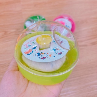 Hộp đựng phấn rôm cho bé , kèm bông chậm phấn