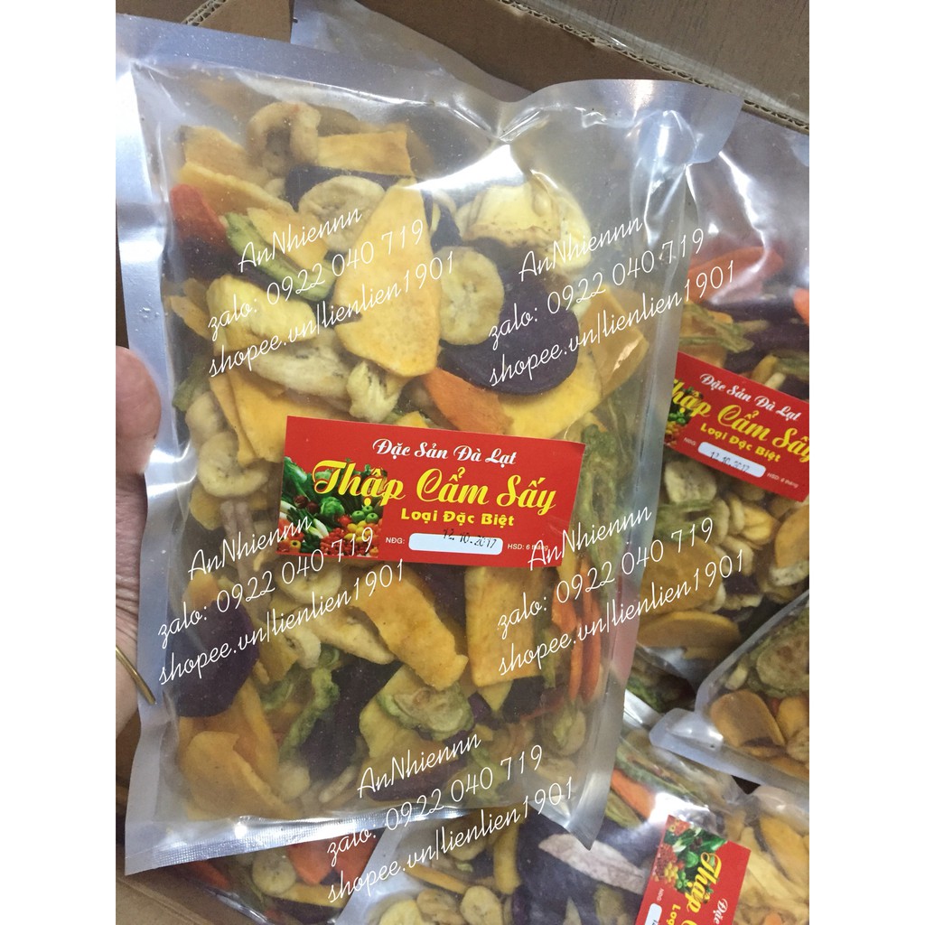 Thập cẩm sấy Đà Lạt 500gram