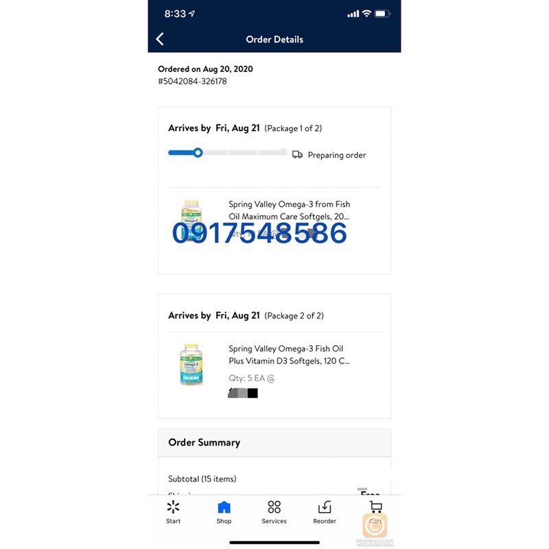 120 viên dầu cá hương chanh spring valley omega 3 2000mg plus vitamin D3