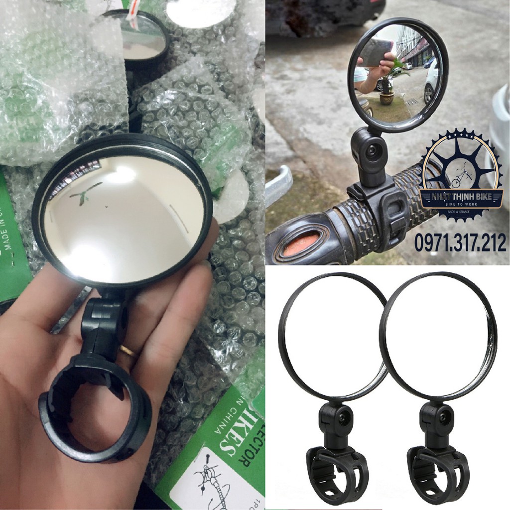 Gương chiếu hậu xe đạp gương xe đạp xe điện xe máy kiểu dáng thời trang