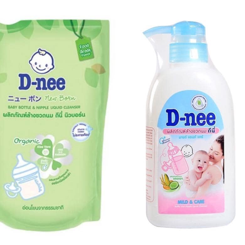 Nước rửa bình sữa dnee ( chai 500ml - túi 550ml ) chính hãng có tem Đại Thịnh nhập khẩu