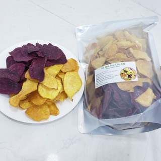 [FreeShip] Khoai Lang Mật Sấy Giòn Bena Food - Túi 500gr Kèm Ảnh Thật