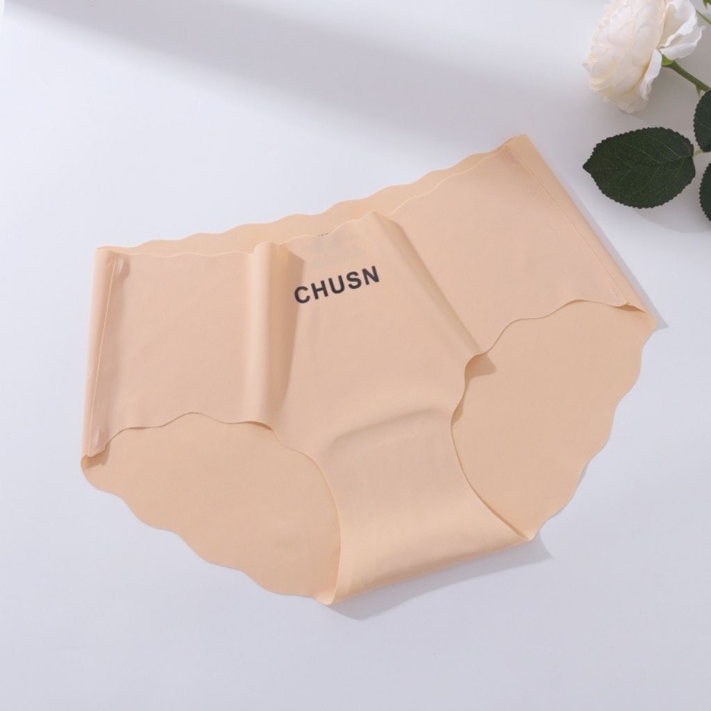 Quần lót nữ đúc su thun lạnh không đường may mềm mại thoáng mát, Quần chíp nữ lượn sóng in chữ đẹp gợi cảm JOCOSI L8977