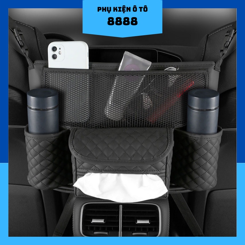 Túi Da Treo Đựng Đồ Đa Năng 8888 Màu Đen/Nâu/Be - Túi Treo Đựng Đồ Đa Năng Đen/Nâu/Be