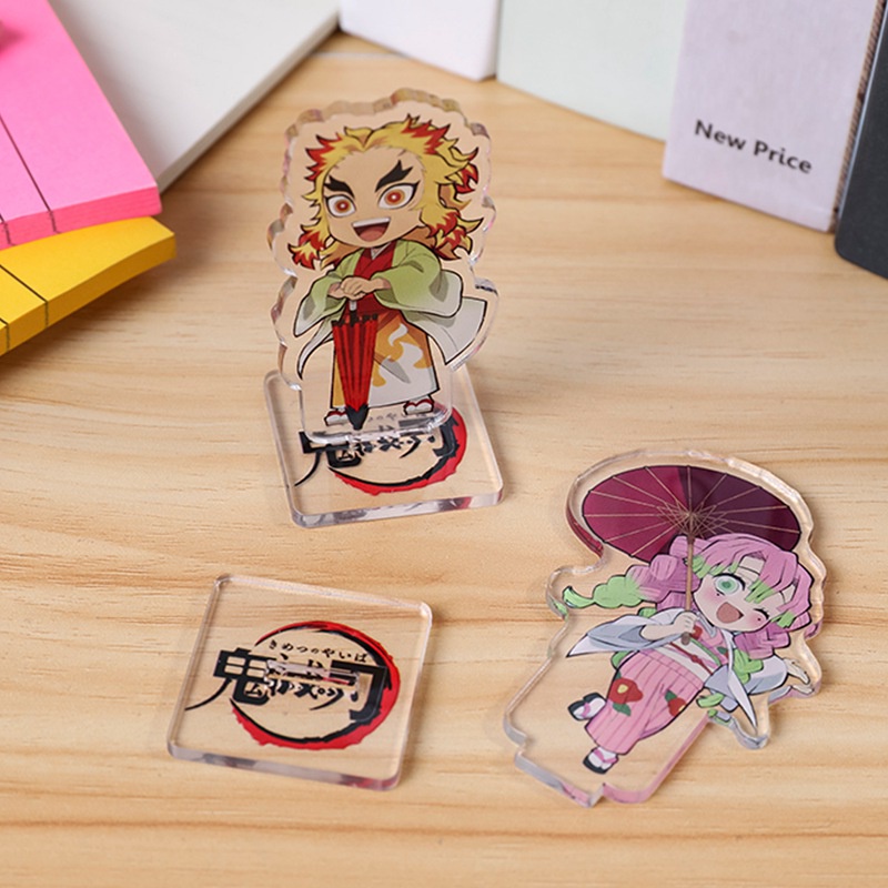 Mô hình nhân vật Demon Slayer trưng bày bằng nhựa 8cm