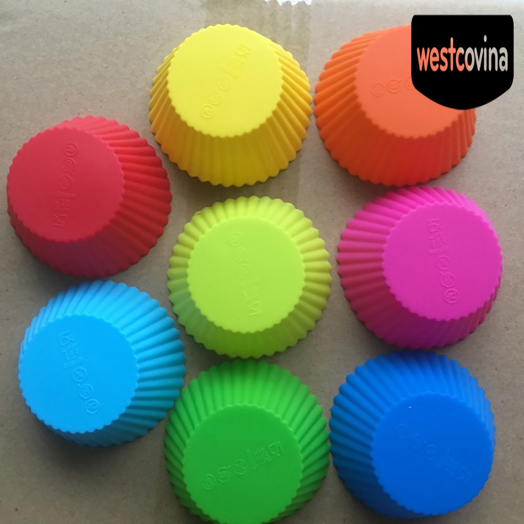 [Hot]☀ Set 6 / 12 / 24 Khuôn Silicone Làm Bánh Chịu Nhiệt Tốt Tiện Dụng
