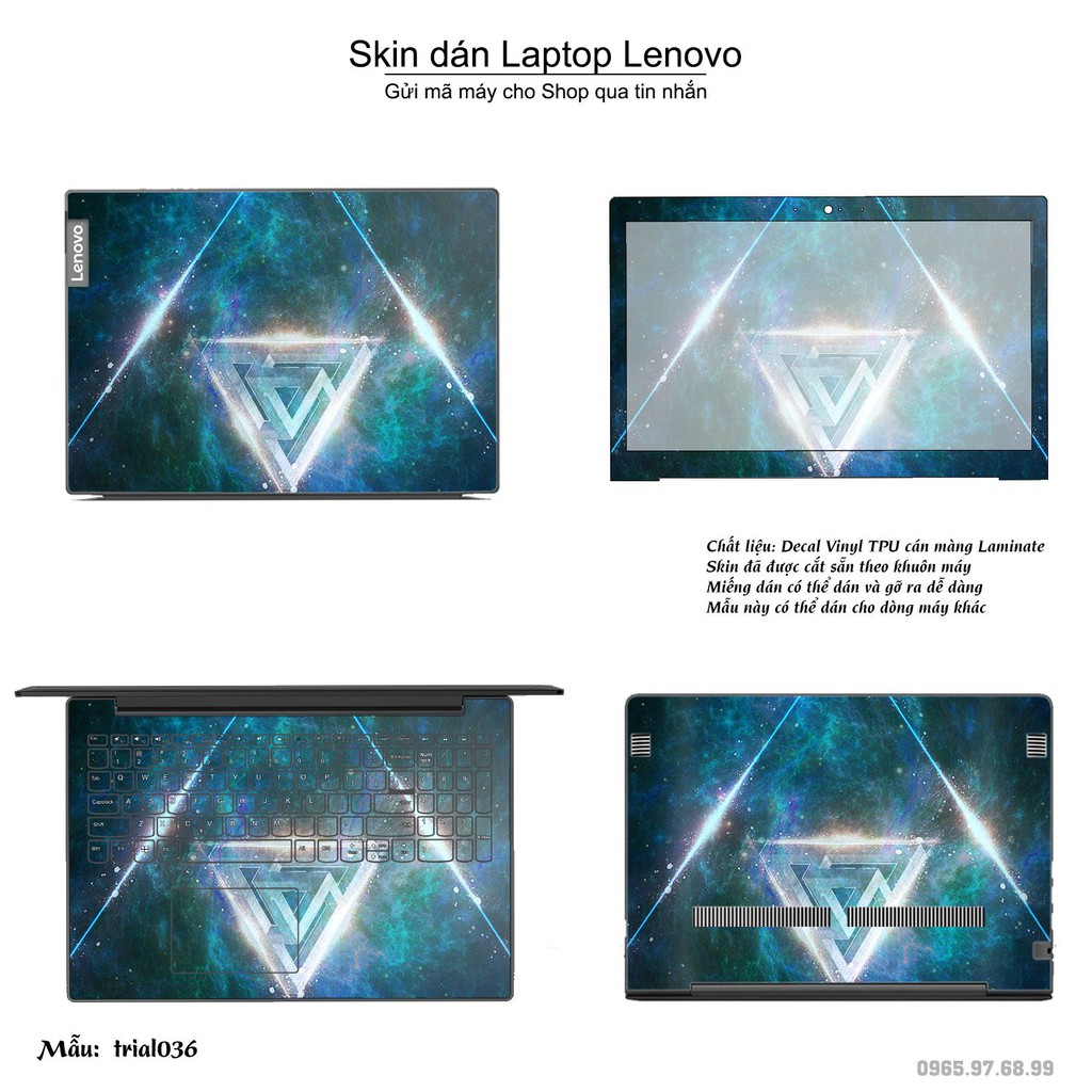 Skin dán Laptop Lenovo in hình Đa giác _nhiều mẫu 6 (inbox mã máy cho Shop)