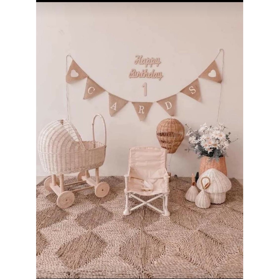 Thảm cói chữ nhật siêu rẻ đẹp- chụp hình,decor cực xinh size 80cm x 1m2