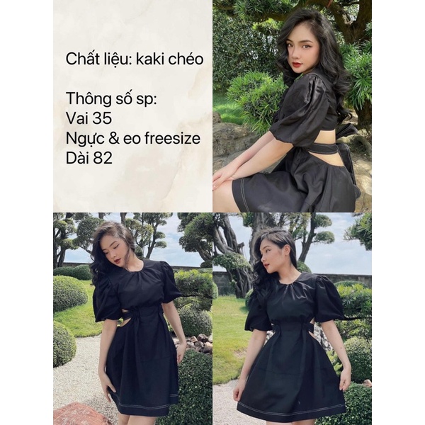 ĐẦM XOÈ TẦNG KHOÉT EO