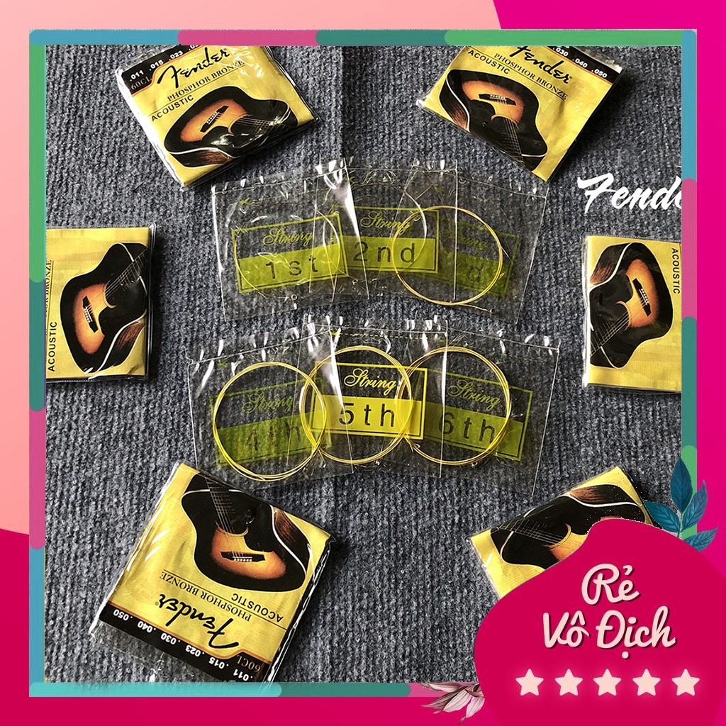 [Blcomputer] DÂY ĐÀN GUITAR ACOUSTIC FENDER SIZE 10.