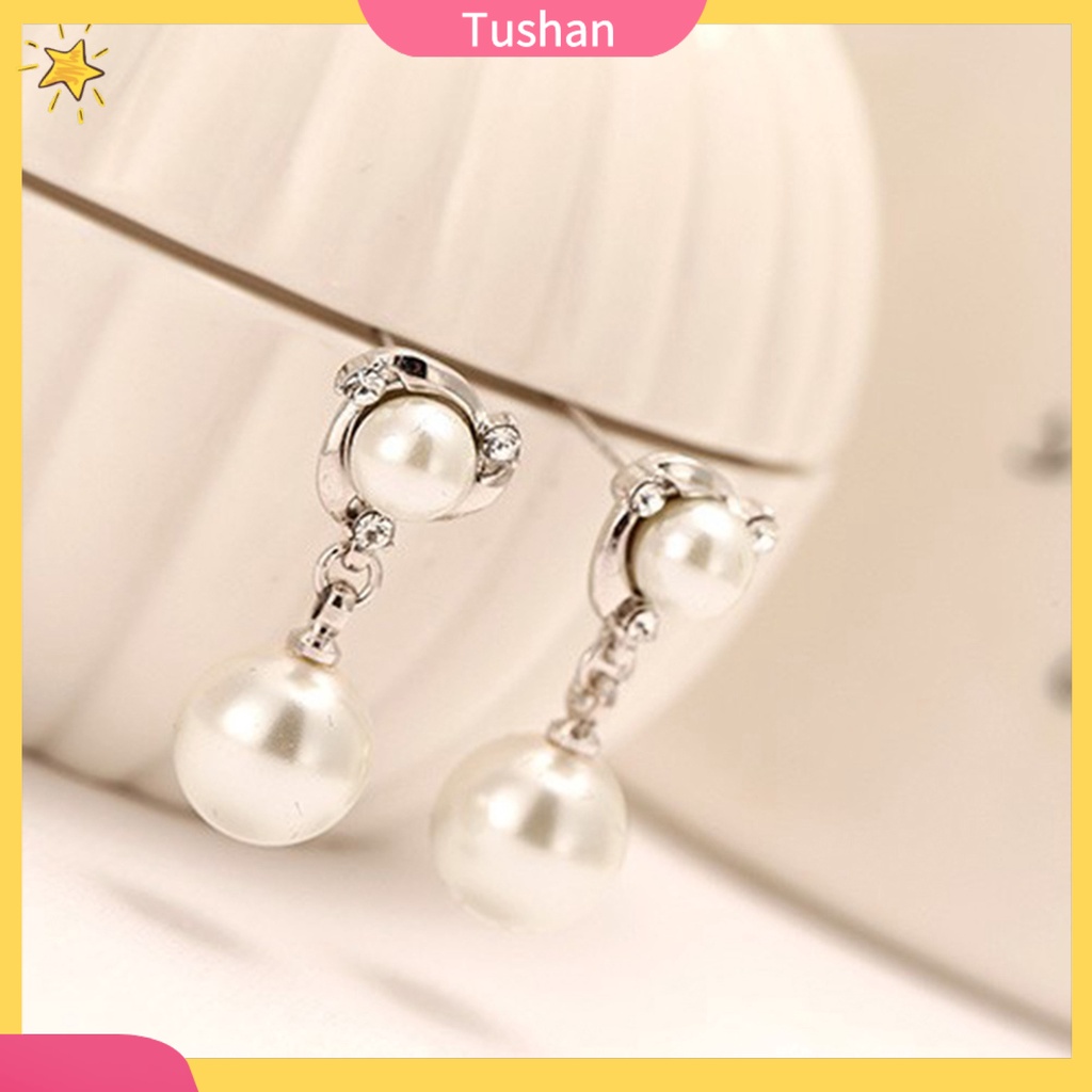 Khuyên tai nữ đính ngọc thời trang