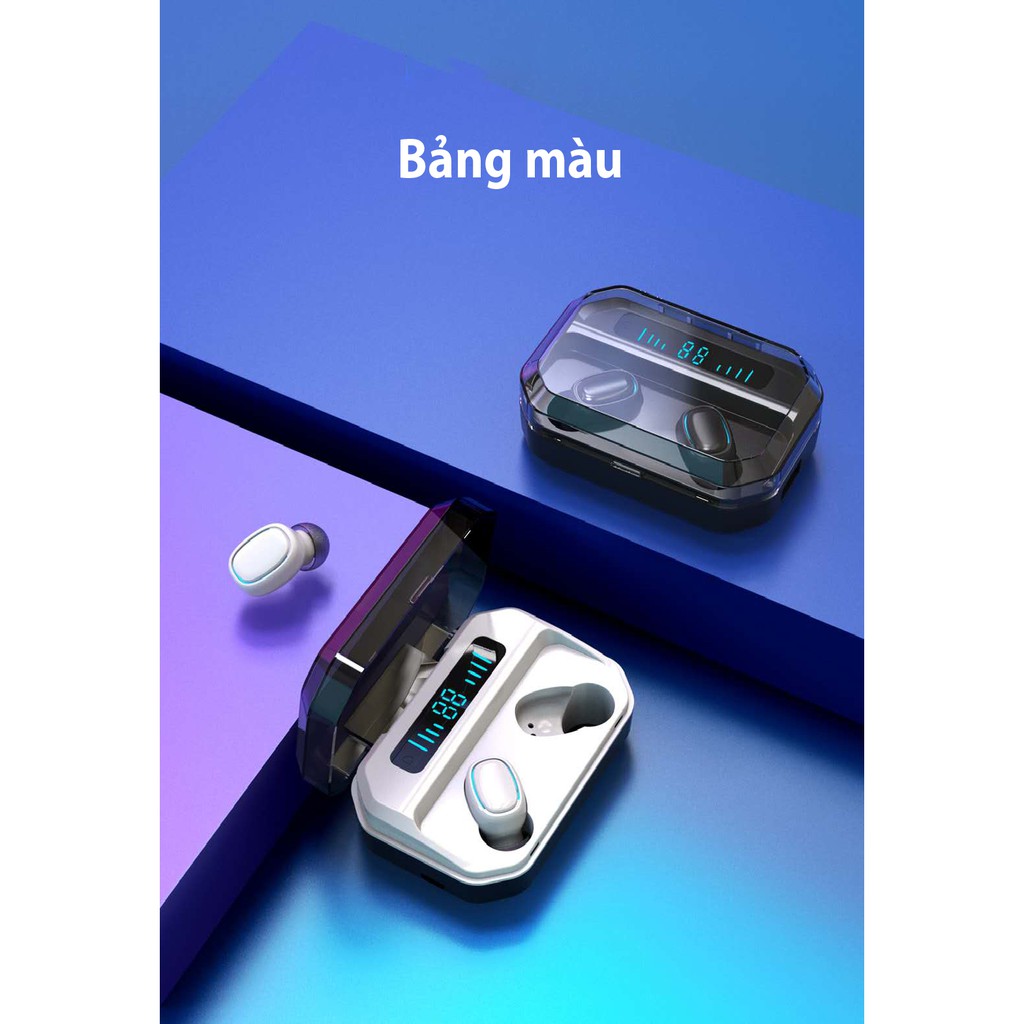 Tai nghe Bluetooth không dây A88 - Âm thanh lớn, bass mạnh, thiết kế hiện đại, pin nghe liên tục 4 tiếng - BH 6 THÁNG