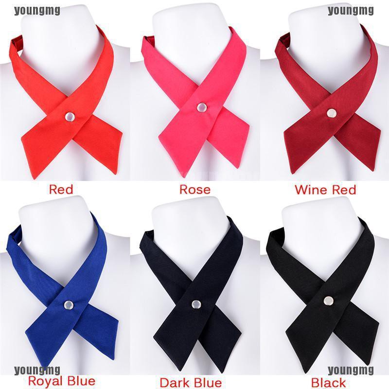 Sale 70% Cà Vạt Nơ Chéo Thiết Kế Thanh Lịch Cho Phái Nữ,  Giá gốc 37,000 đ - 83B25