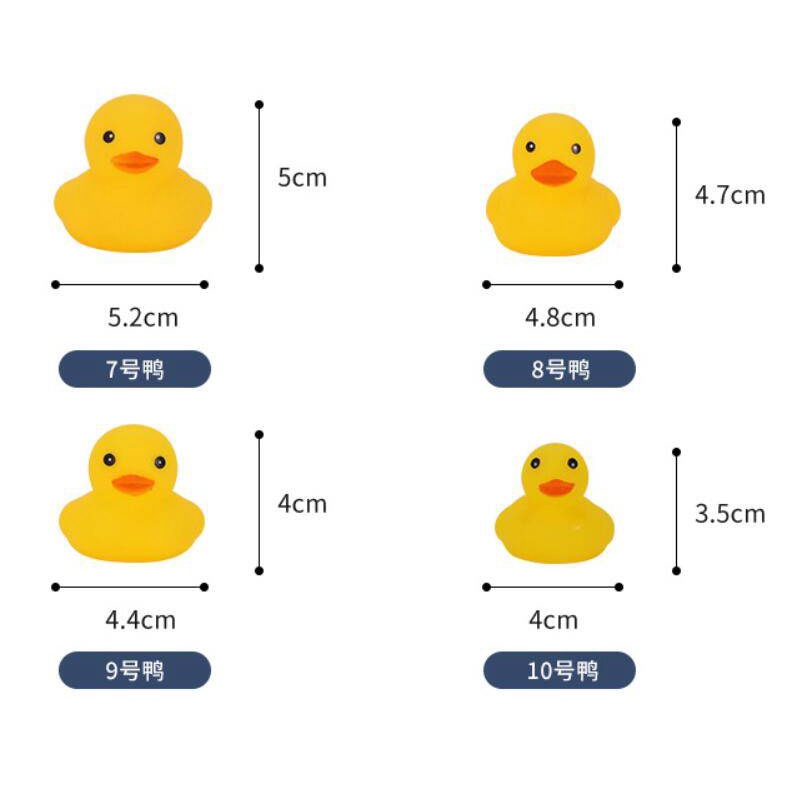 Set đồ chơi chú vịt vàng dễ thương cho bé khi tắm
