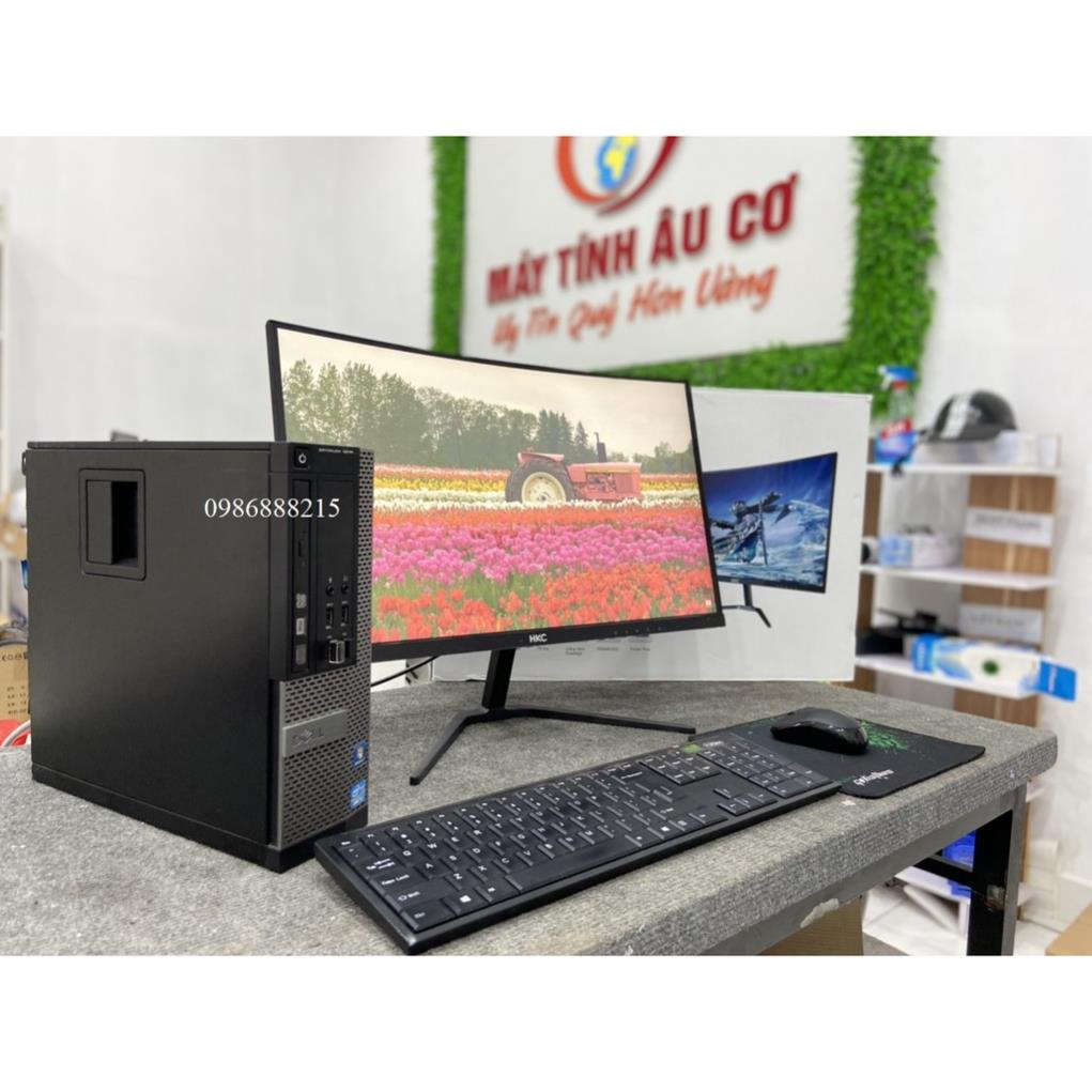 Bộ máy tính để bàn ( Core  i7- 3770 (/ Ram 8GB / SSD 256GB ) và Màn hình Cong HKC 24 inch - Bảo hành chính Hãng 24 tháng | BigBuy360 - bigbuy360.vn