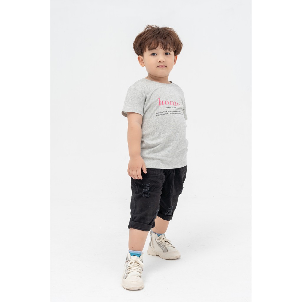 Áo thun trẻ em YODY cộc tay mềm mịn co dãn thấm hút mồ hôi TSK5193