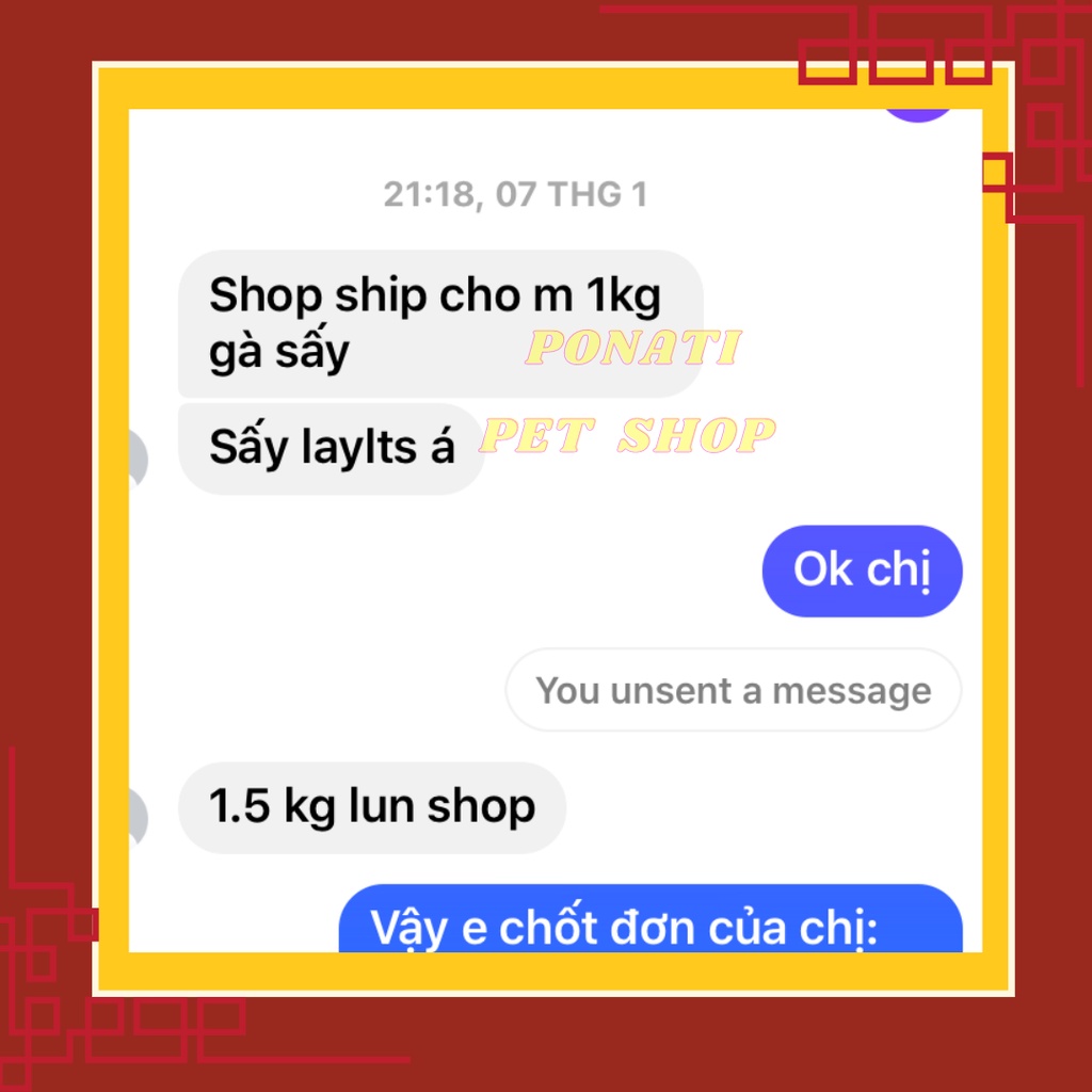 Combo Thịt Gà Sấy Cho Chó Mèo