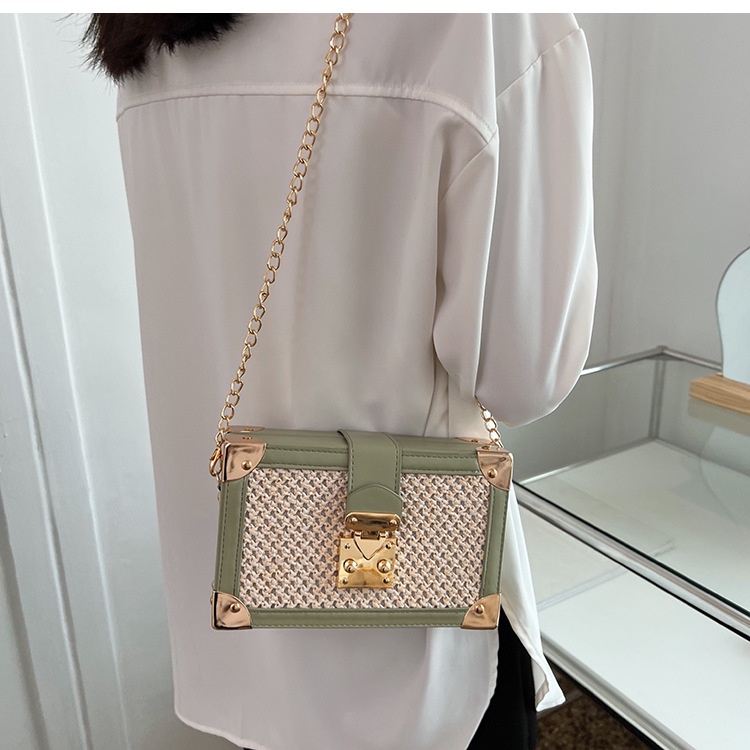 Túi Đeo Vai Dây Xích Thời Trang Đơn Giản Dễ Phối Đồ Cho Nữ