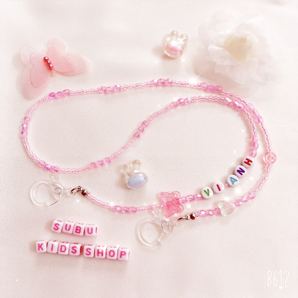 Dây đeo khẩu trang cho bé,dây đeo khẩu trang Hàn Quốc cute dễ thương