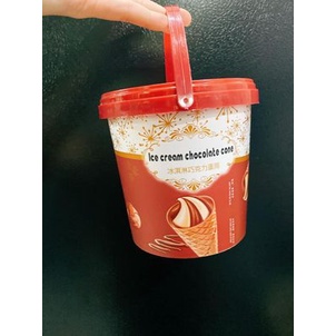 Bánh Xô Kem Ốc Quế Đỏ Socola 158g - Ngon Mê Ly