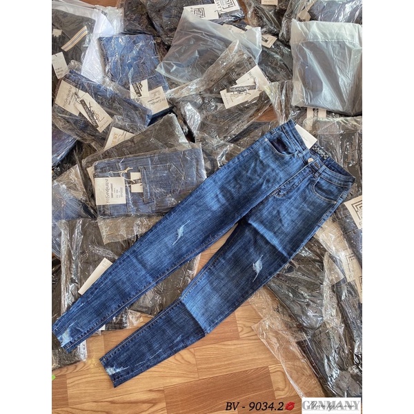 👖Quần bò ôm lưng cao xước nhẹ siêu đẹp. Size S M L