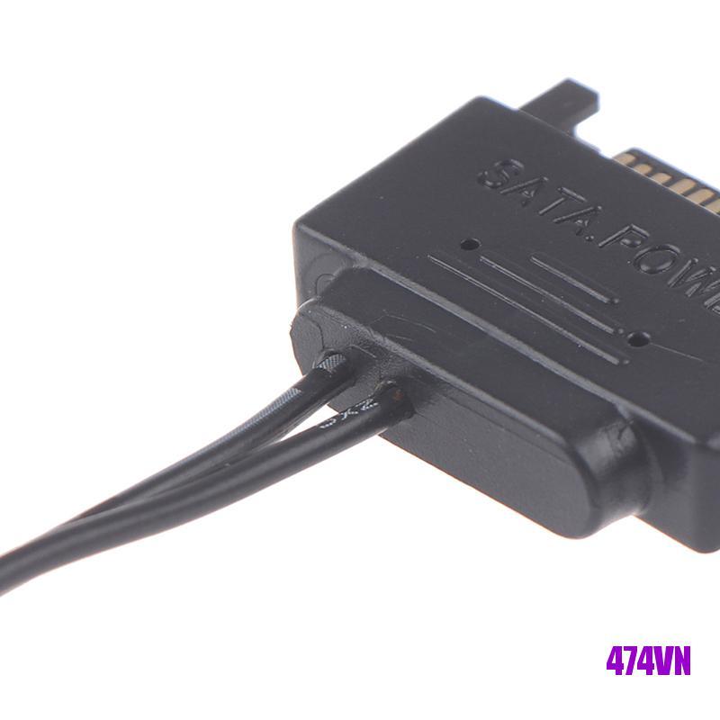 1 Dây Cáp Nguồn Sata Đầu Đực Sang Dc 5.5x2.1mm 12v 20cm | BigBuy360 - bigbuy360.vn