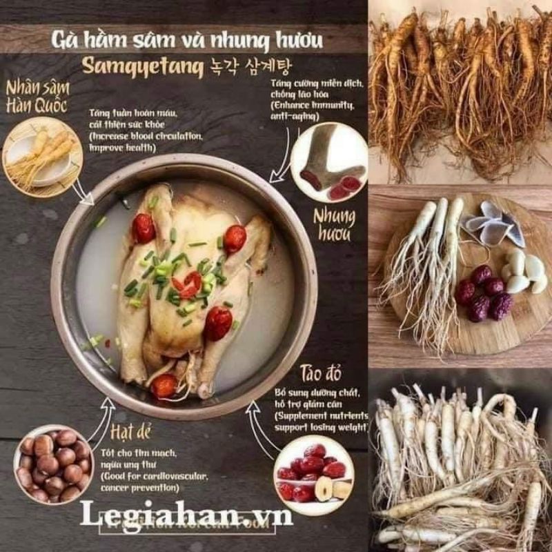 Gói Gia vị sâm hầm gà Jeongwon(70gr)