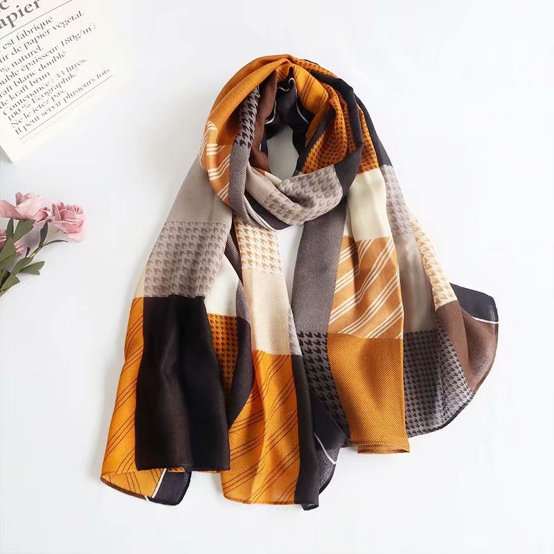 Khăn Choàng Cotton 180 * 90CM WJ1124-78