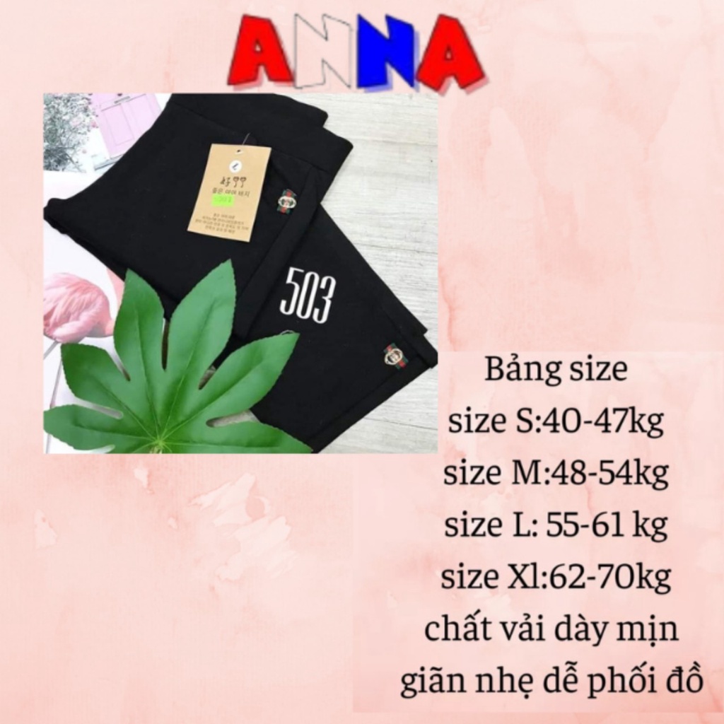 Quần ngố nữ cạp cao gấu lệch, chất vải umi dày đẹp co giãn 4 chiều  ANNA-FASHION