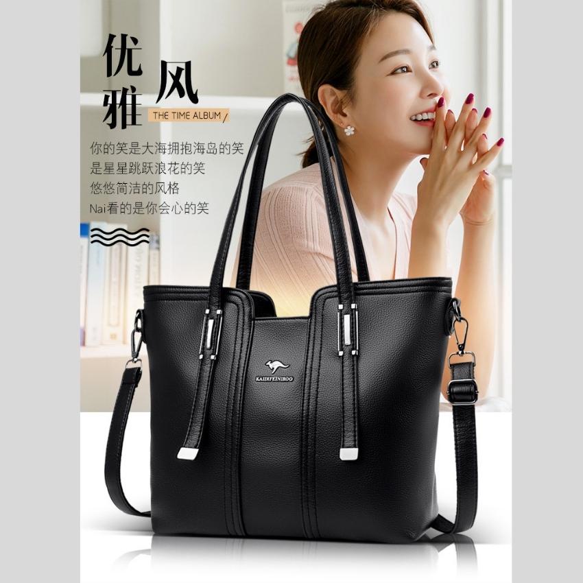 Túi xách nữ công sở to đựng vừa A4 đeo chéo Hàn Quốc đẹp cao cấp hàng hiệu Kaidifeiniroo KD38  Size 31cm Kaidio
