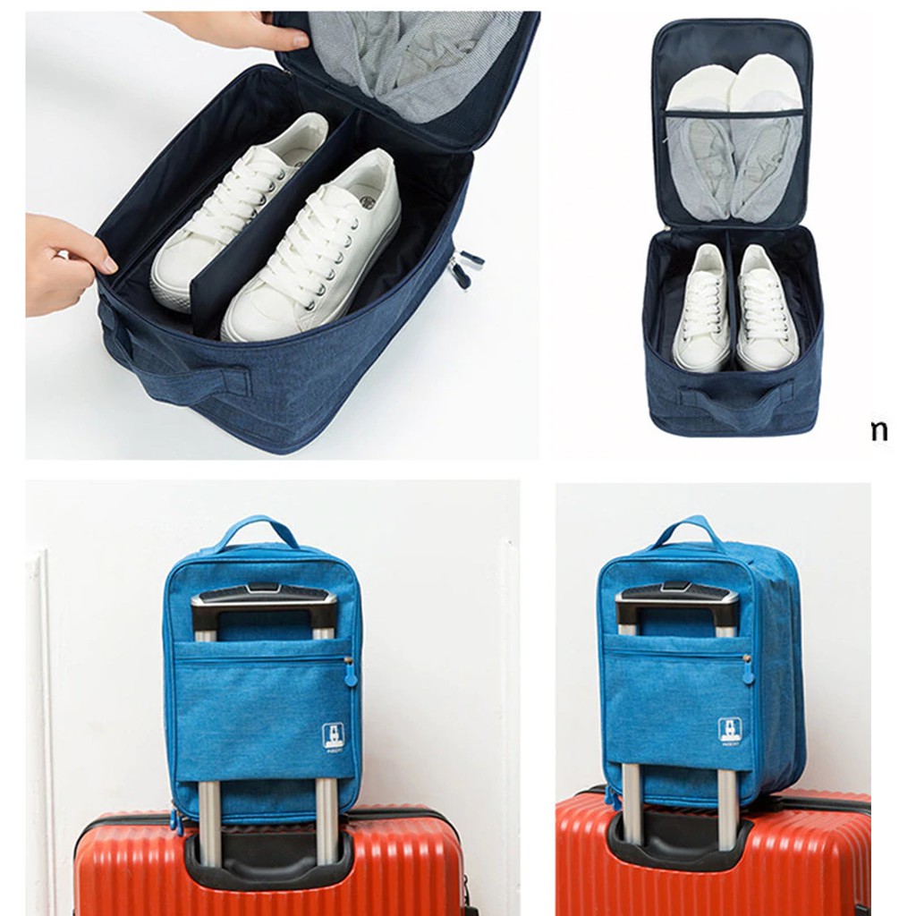 Túi đựng giày 3 ngăn du lịch công tác travel