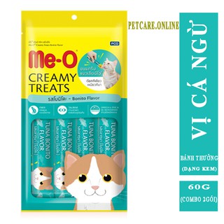 Thức ăn Mèo ME-O Vị Cá Ngừ 60g- CHÍNH HÃNG ( Combo 2 Gói)
