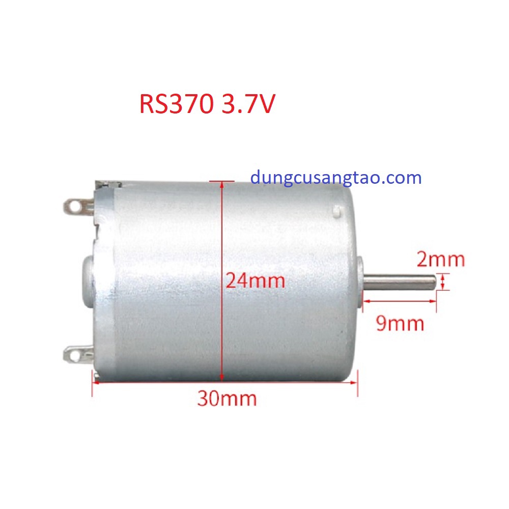 Motor RS370 3.7V / Động cơ RS 370 3.7 VDC