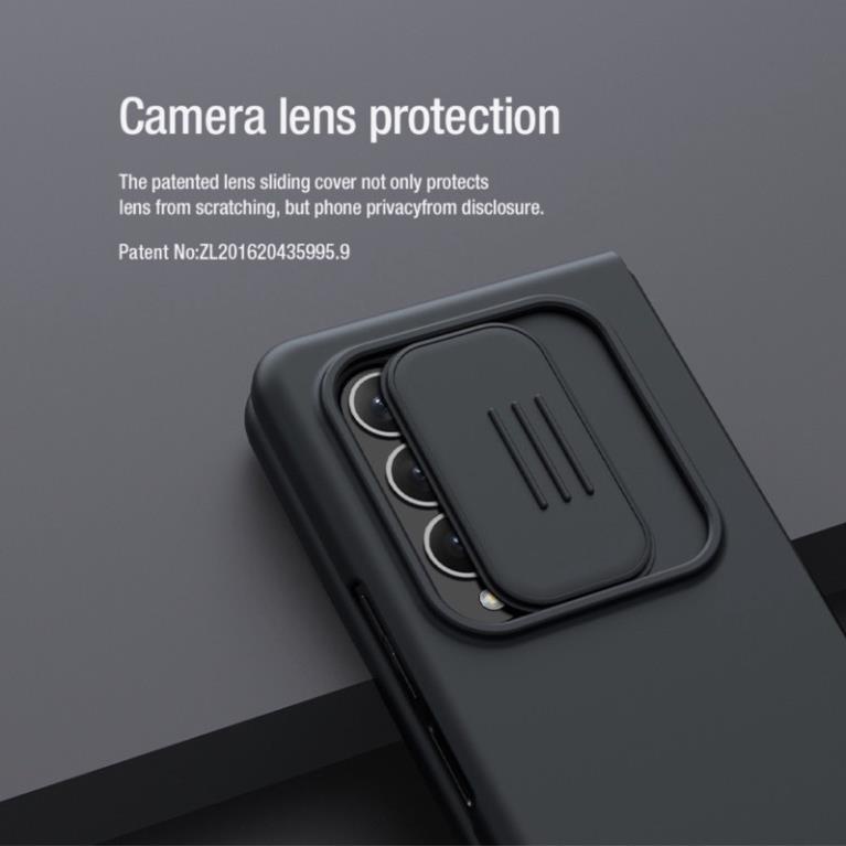 Ốp lưng Nillkin Mềm mình chống bẩn cho Samsung Z Fold 3 5G Camshield Silky cao cấp