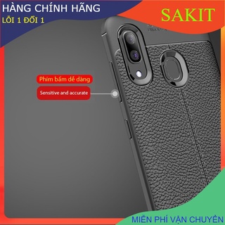 Ốp lưng vân da cao cấp auto focus cho samsung m21 - samsung m30s