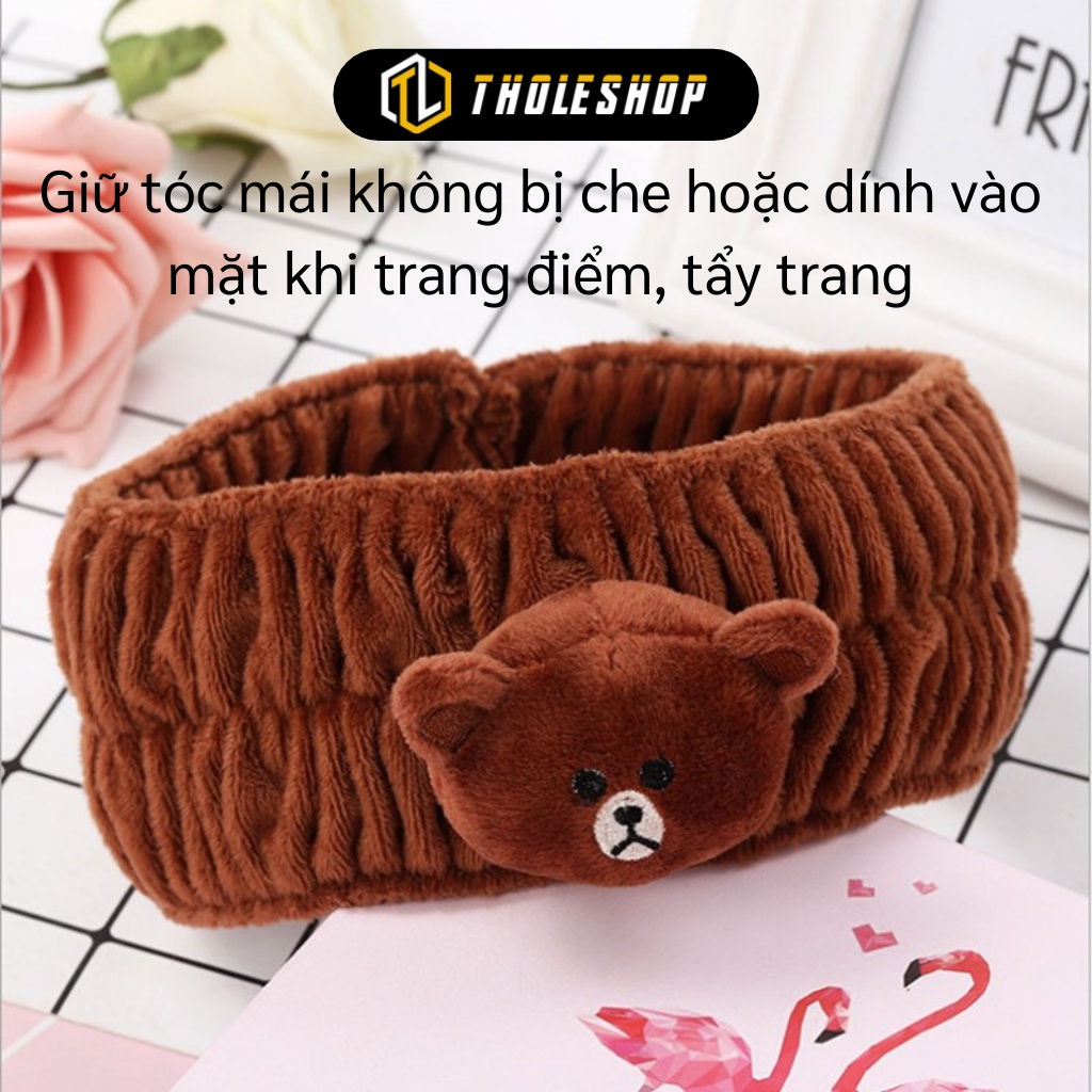 Băng Đô Rửa Mặt - Băng Đô Cài Tóc Hình Thú Phong Cách Hàn Quốc Unisex Trang Điểm 8548