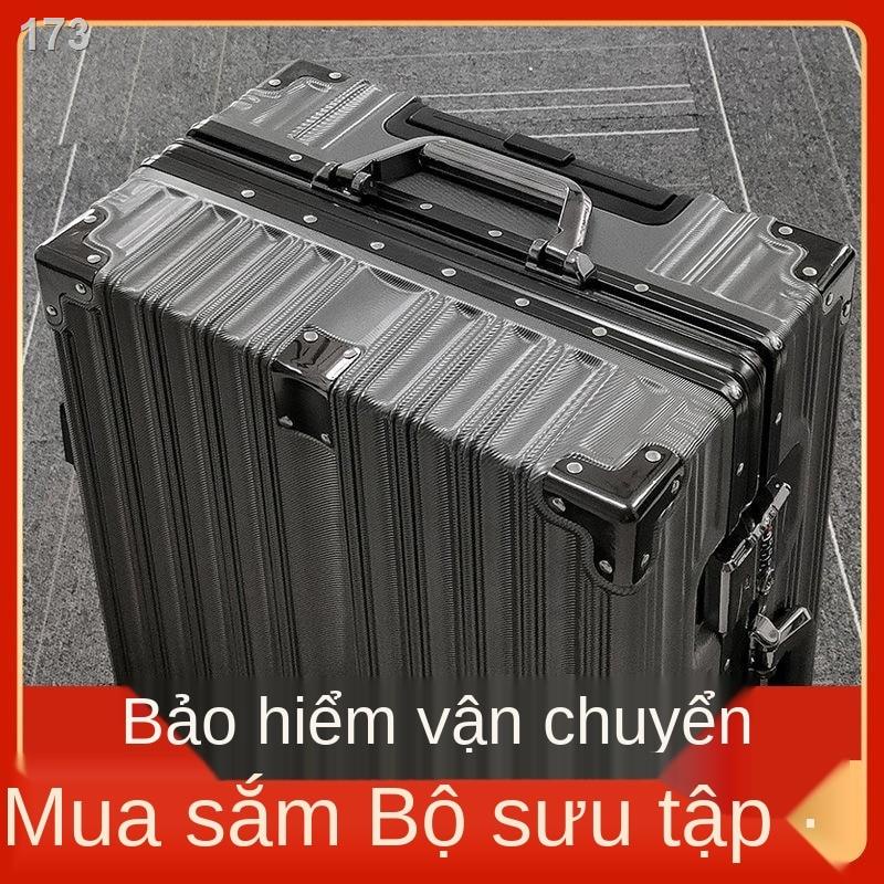 Hành lý nữ khóa mật khẩu nam sức chứa siêu lớn mạnh mẽ và bền mới Vali kéo du lịch sinh viên có bánh xe phổ thông