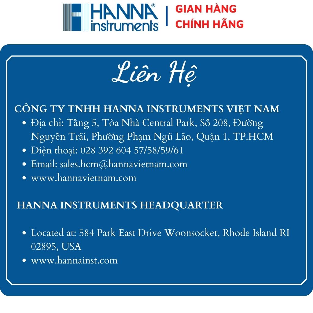 Máy Đo Nitrat Cho Nước Mặn HI781 - Dùng cho Bể Cá nước mặn - Hồ nuôi trồng Thủy Sản